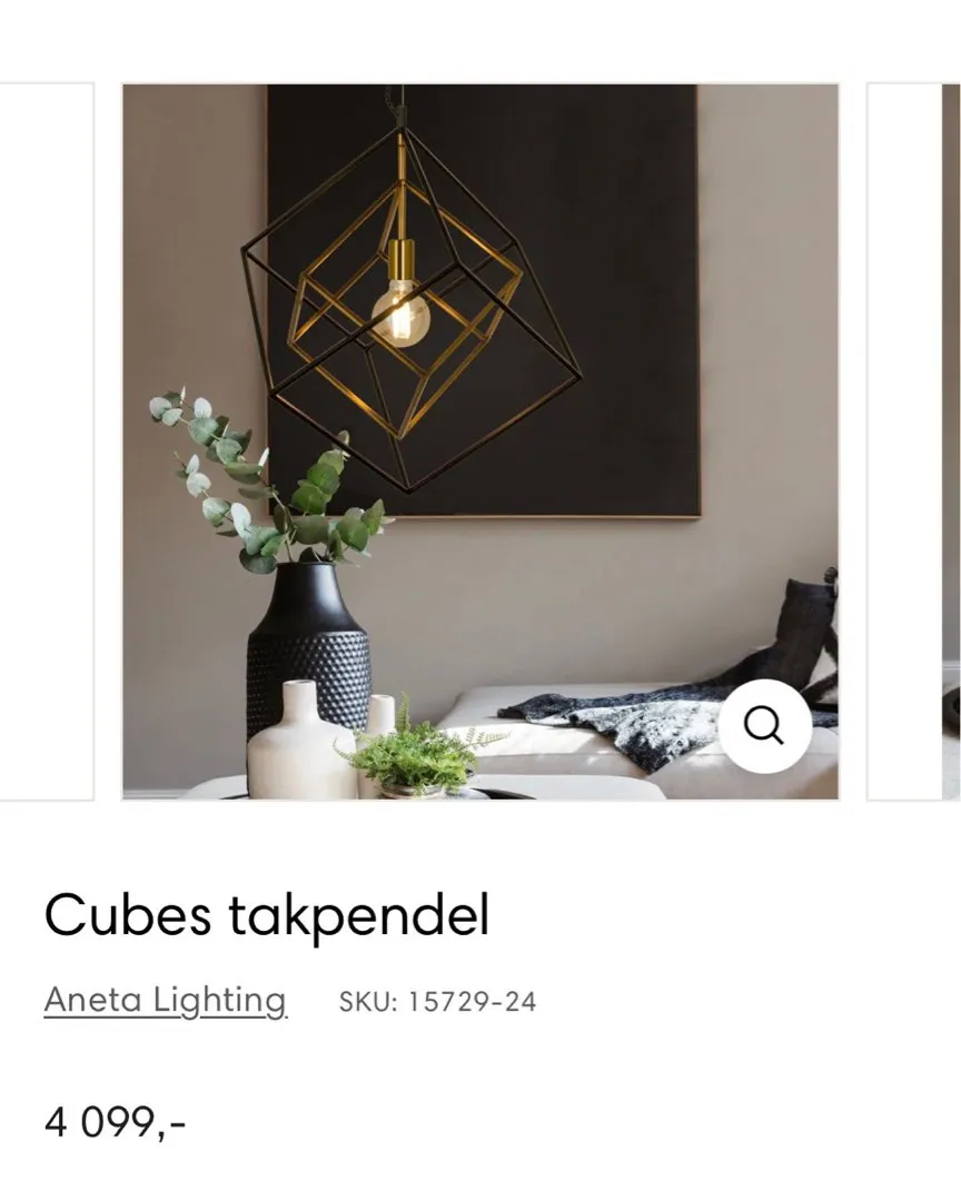 Taklampe fra Aneta