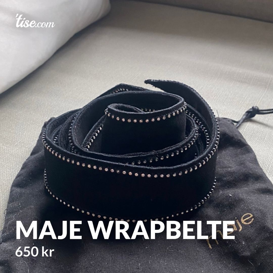 Maje wrapbelte