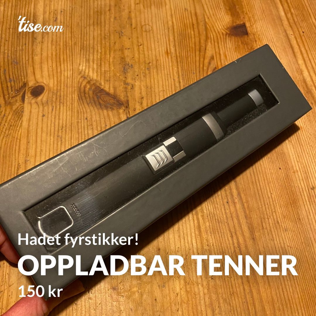 Oppladbar tenner