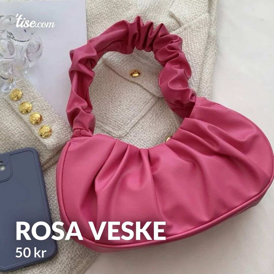 rosa veske