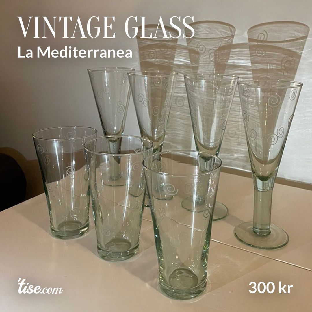 Vintage glass