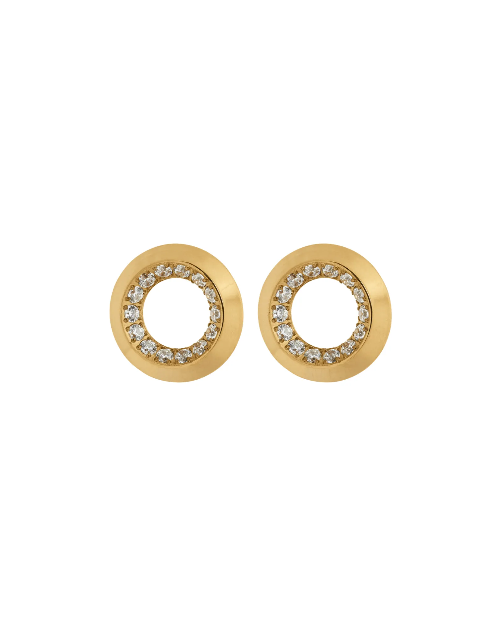 Zinnia Studs Gold