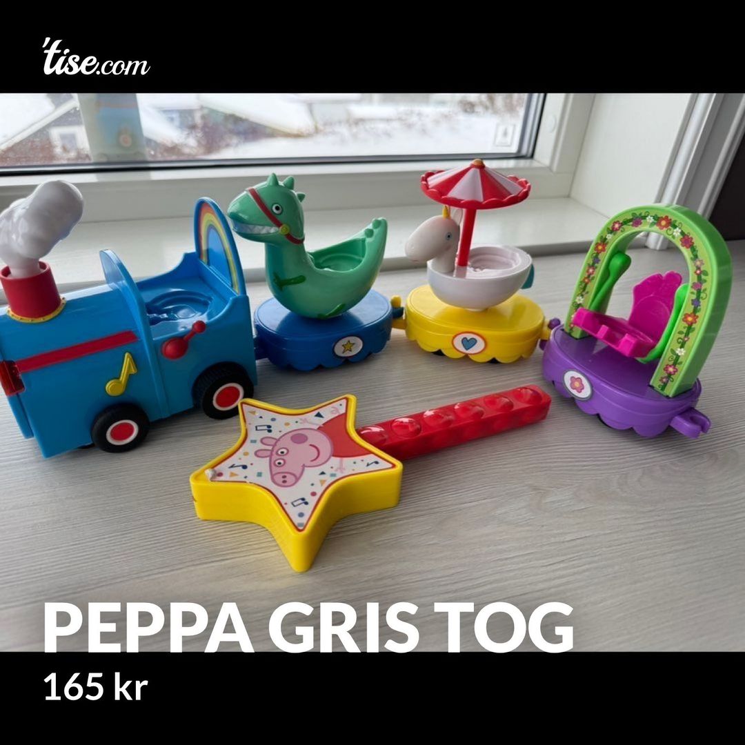 Peppa gris tog