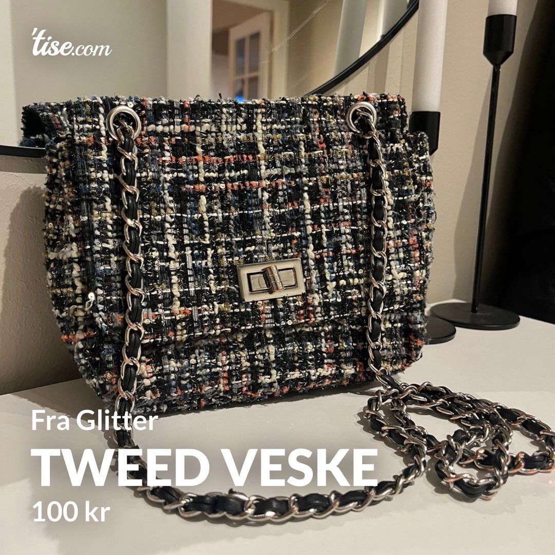 Tweed veske