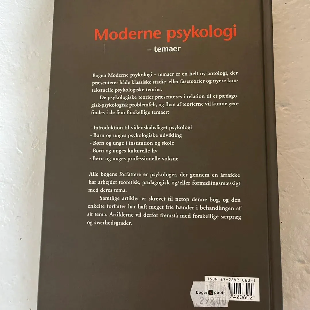 Moderne psykologi