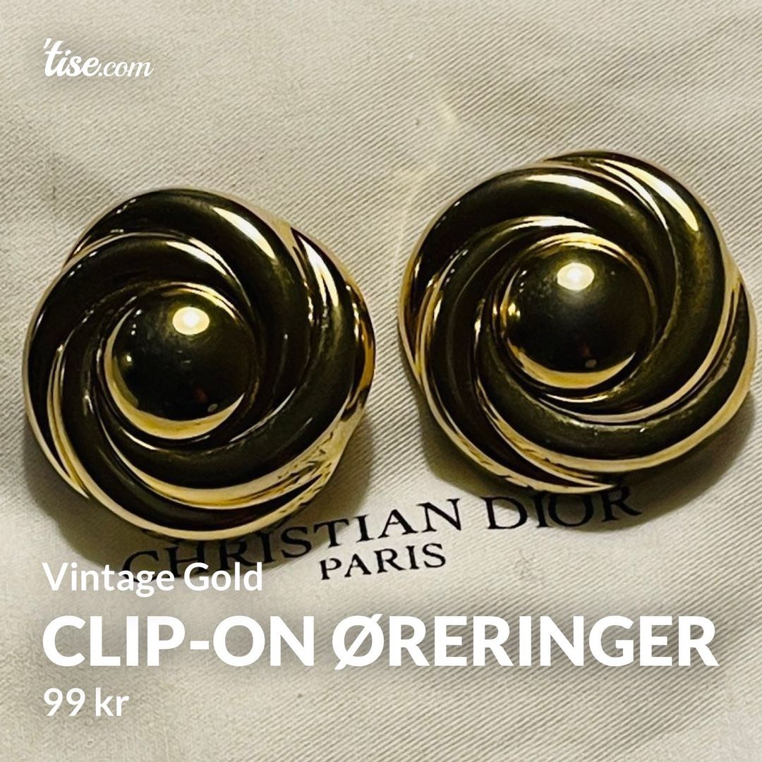 Clip-on øreringer