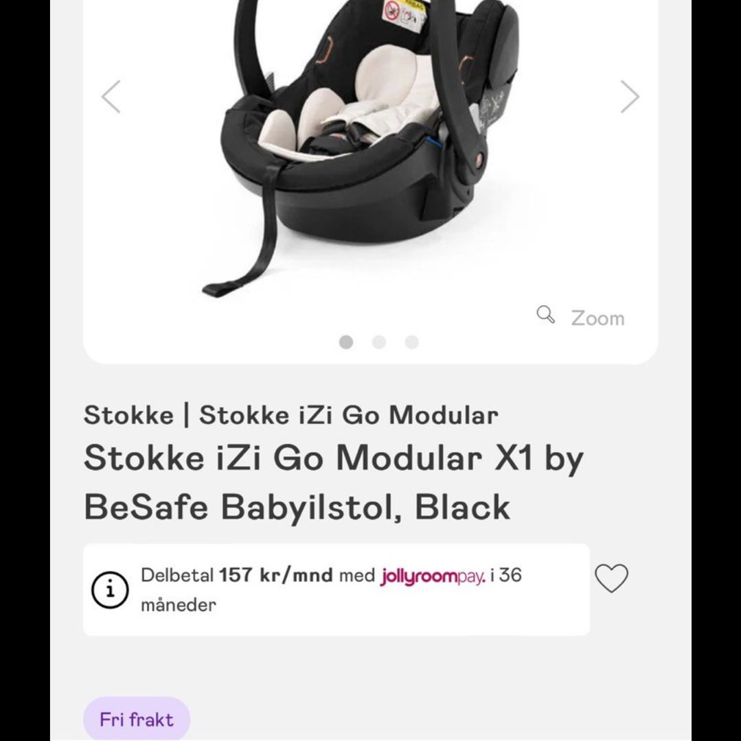 Besafe m/stokke