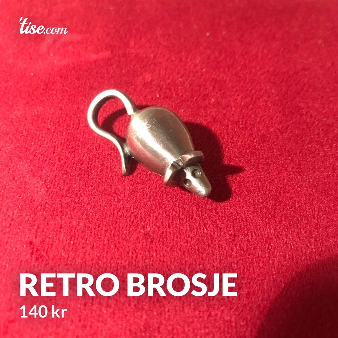 Retro brosje