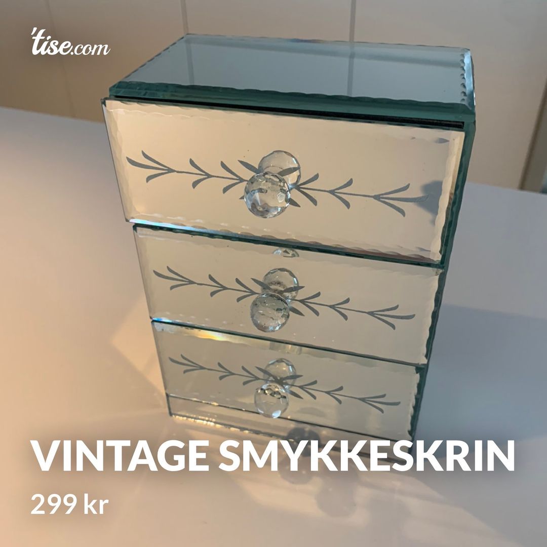 Vintage smykkeskrin