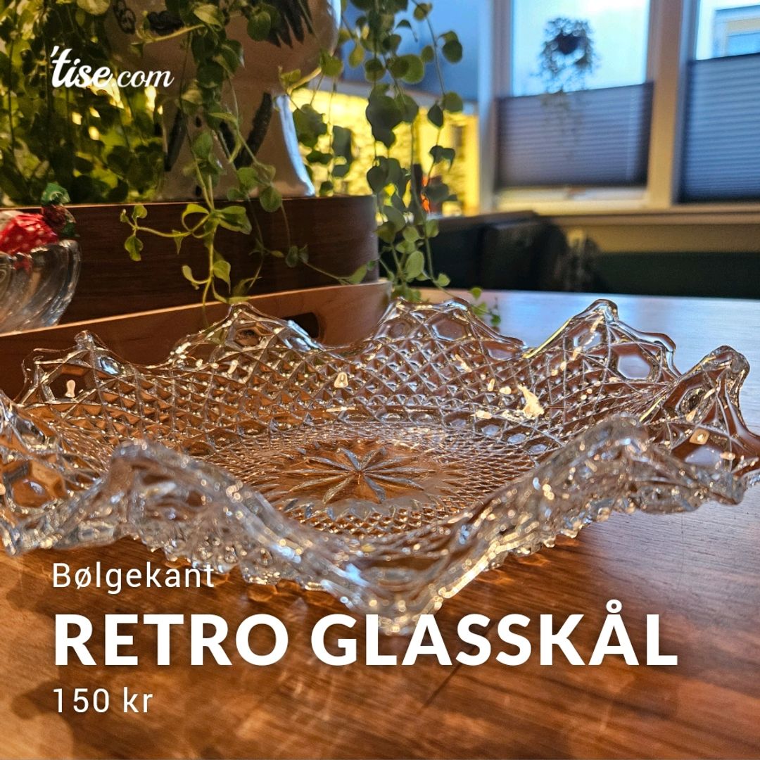 Retro Glasskål