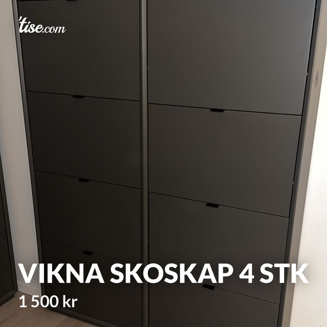 Vikna Skoskap 4 stk