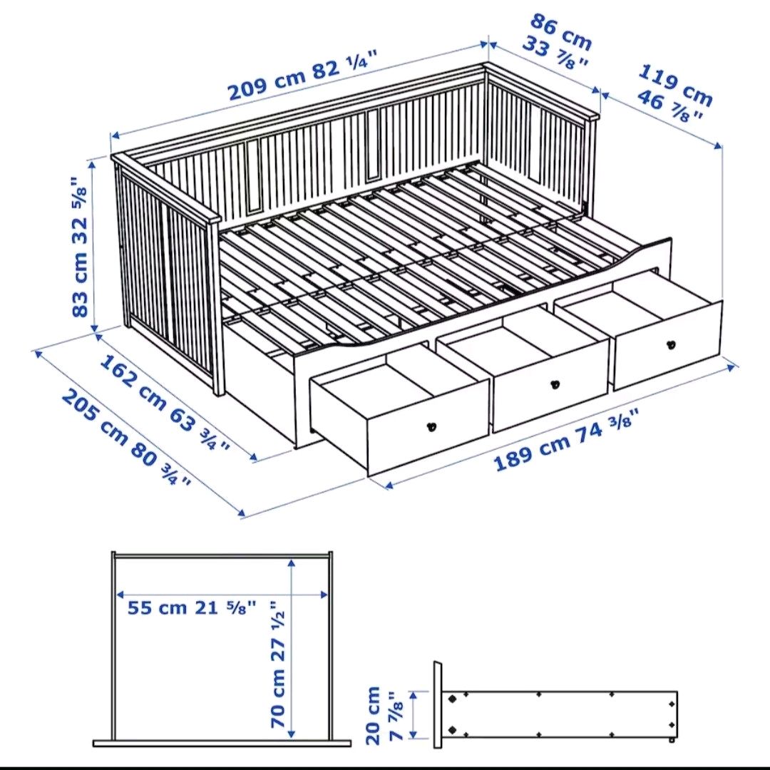 Ikea HEMNES Dagseng