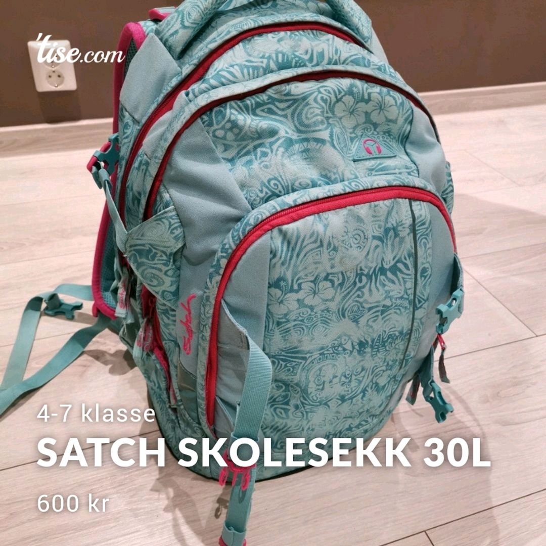 Satch skolesekk 30l