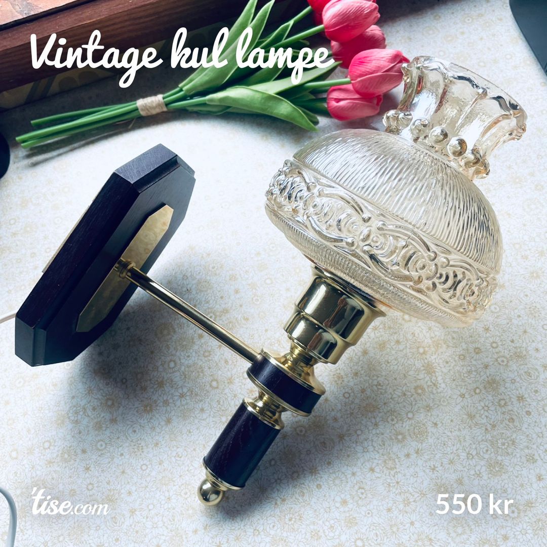 Vintage kul lampe