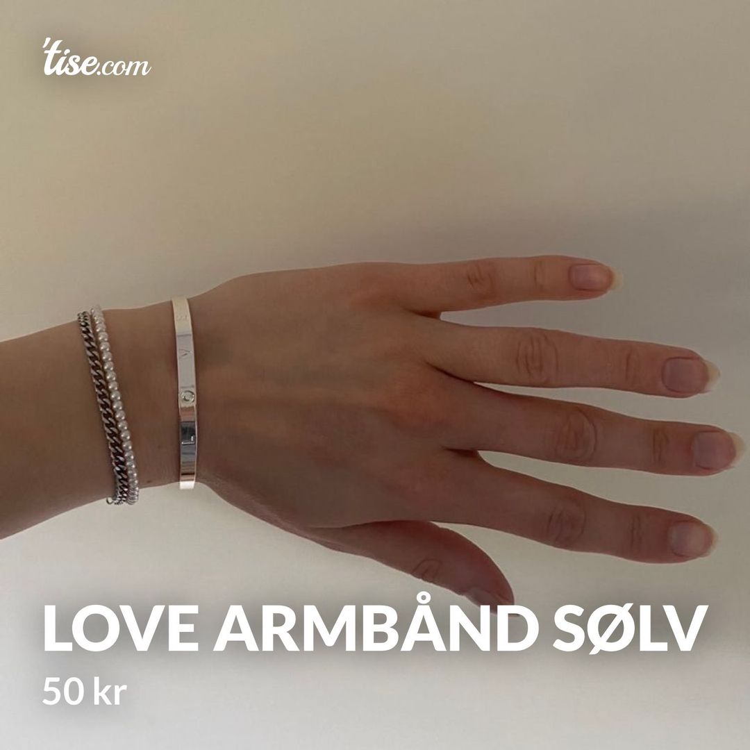 Love armbånd sølv