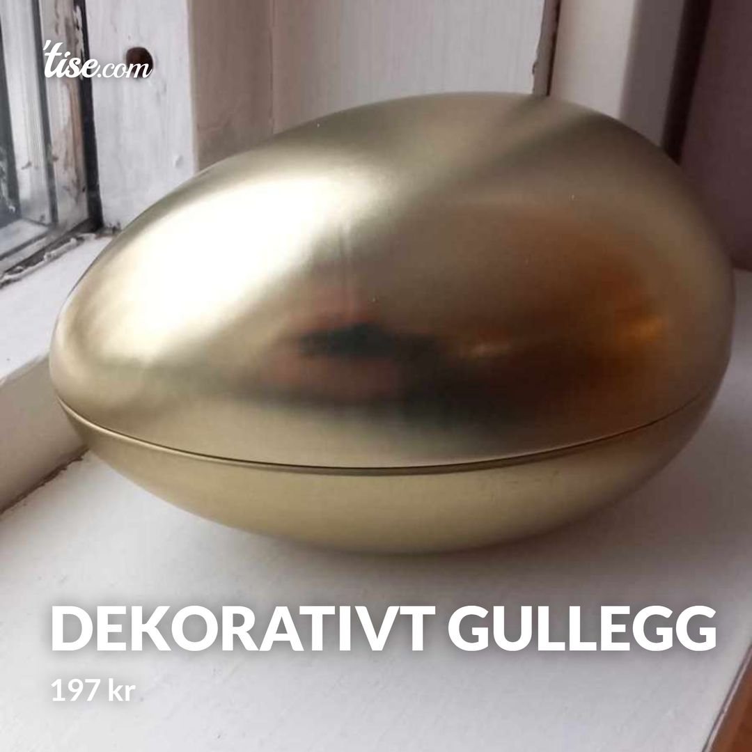 Dekorativt gullegg