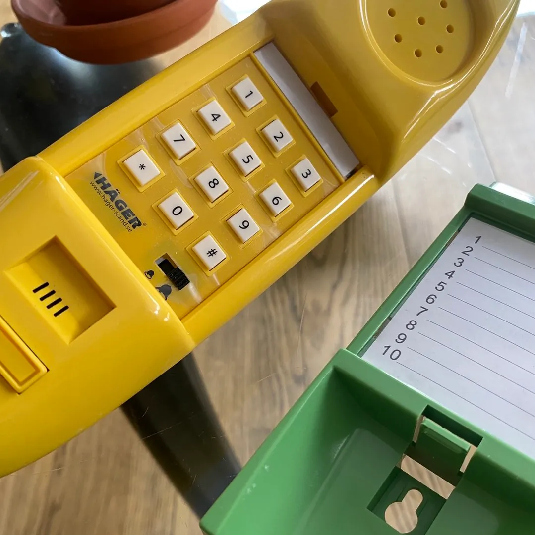 Retro banan telefon