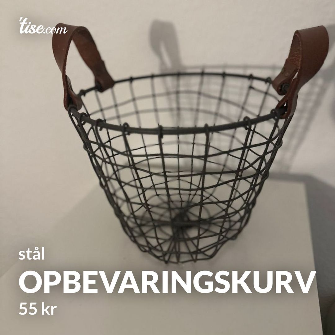 opbevaringskurv