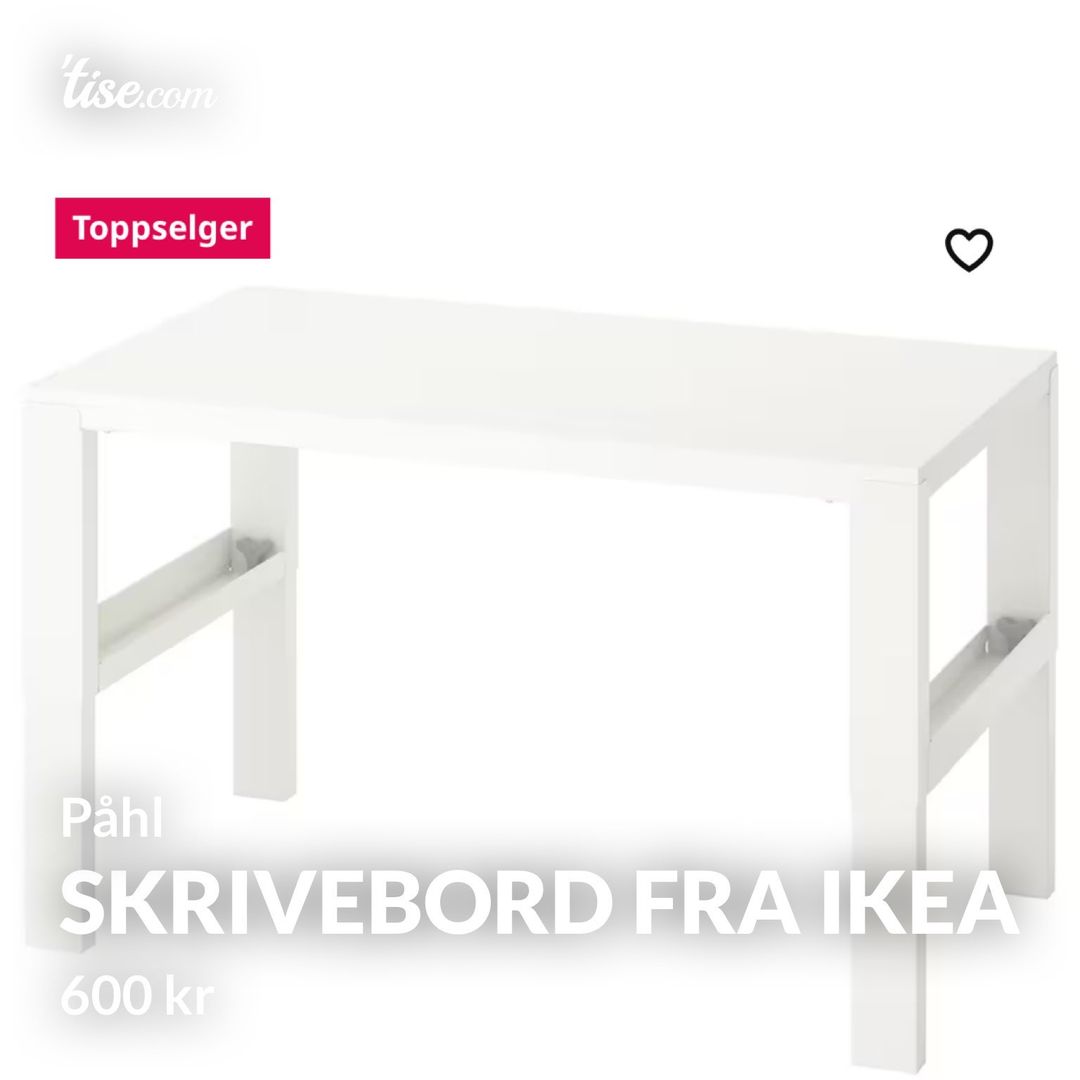 Skrivebord fra Ikea