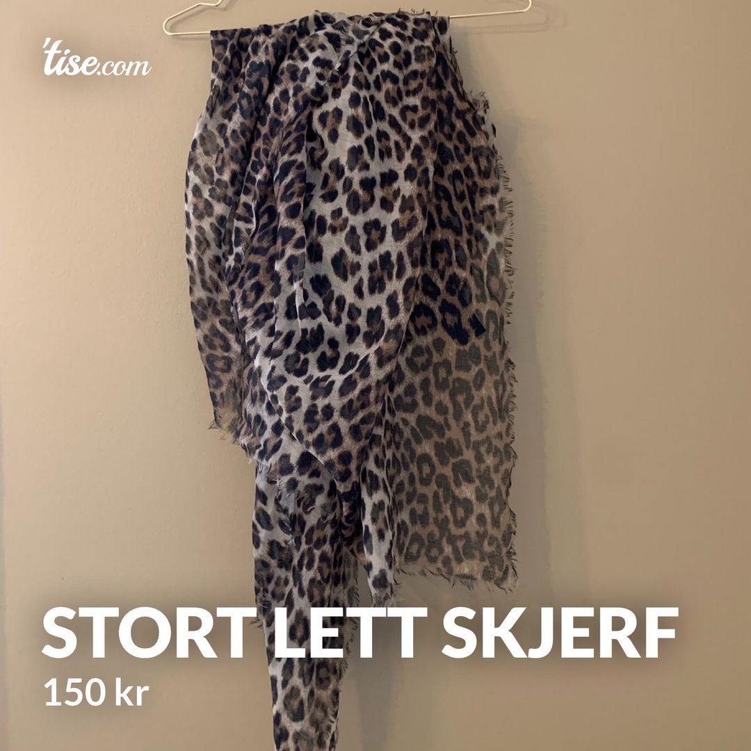 Stort lett skjerf