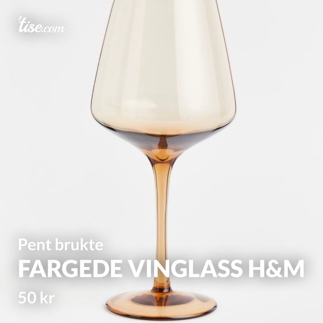 Fargede vinglass HM