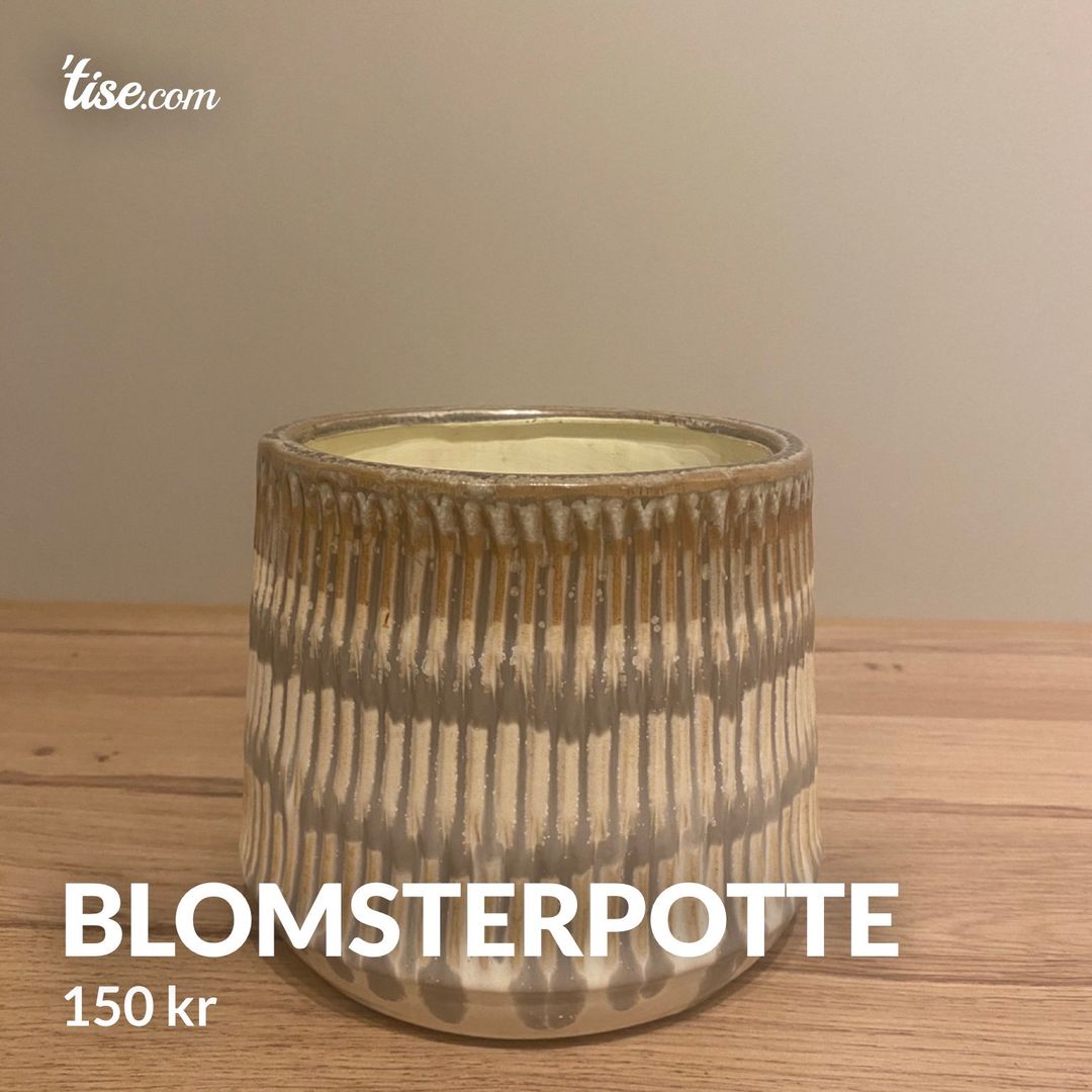 Blomsterpotte