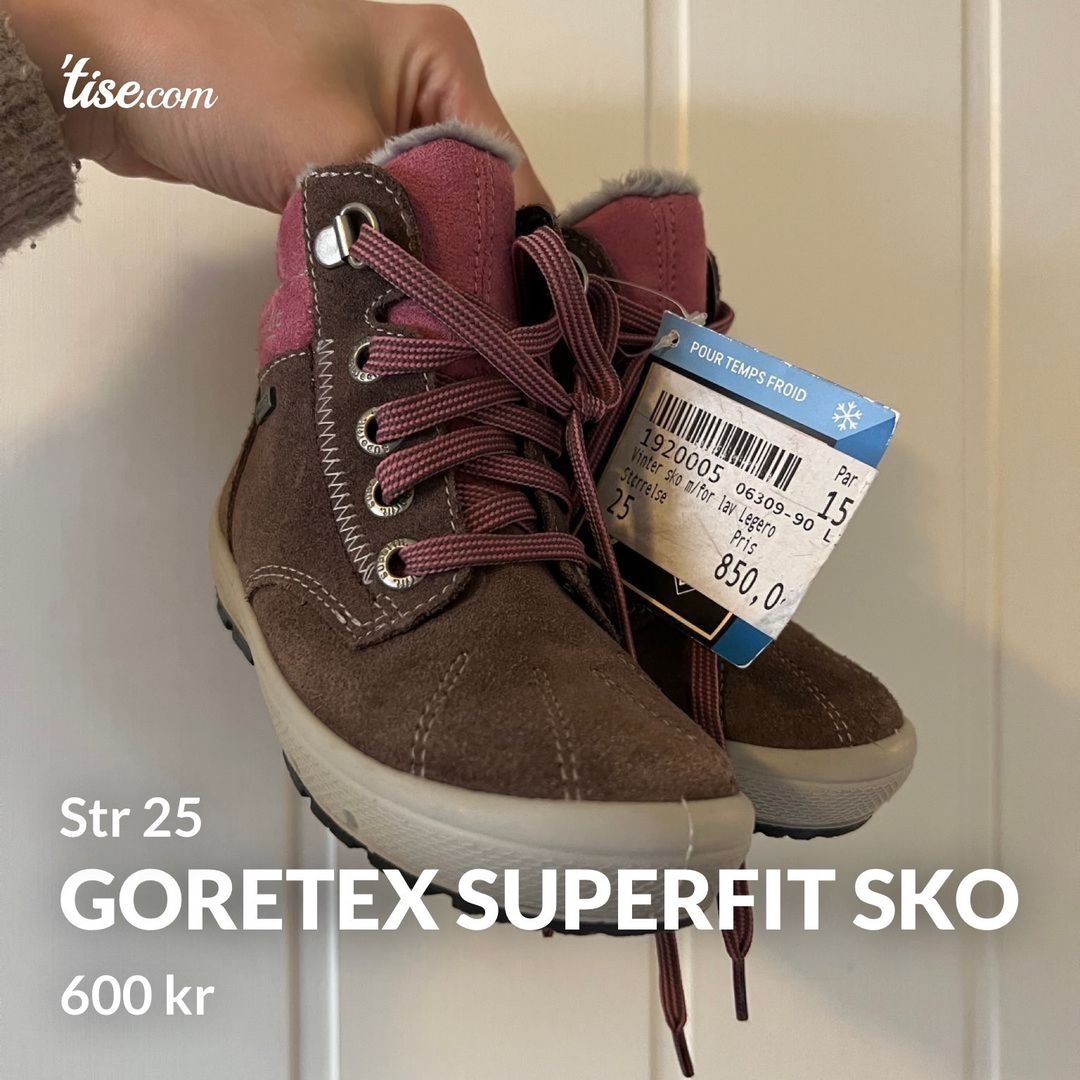 Goretex superfit sko