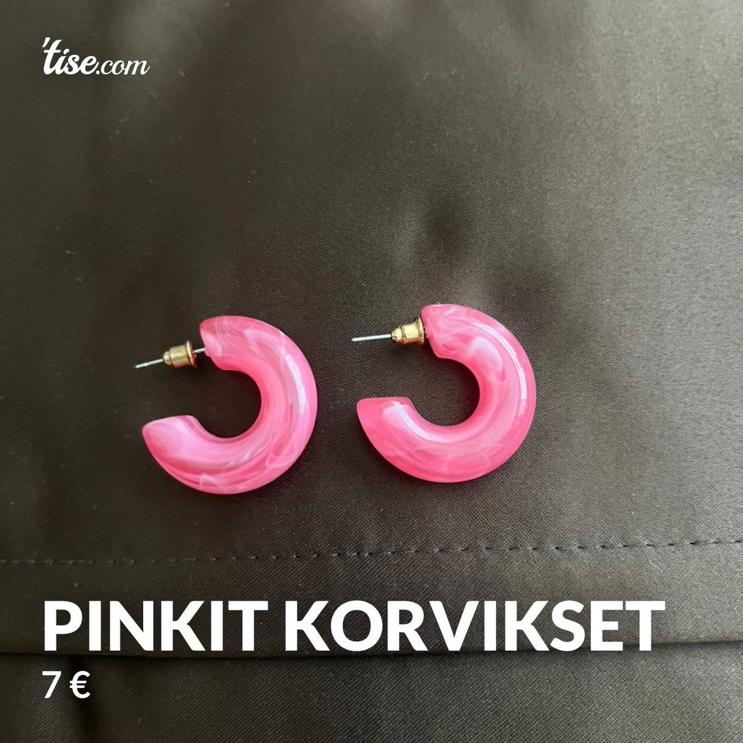 Pinkit korvikset