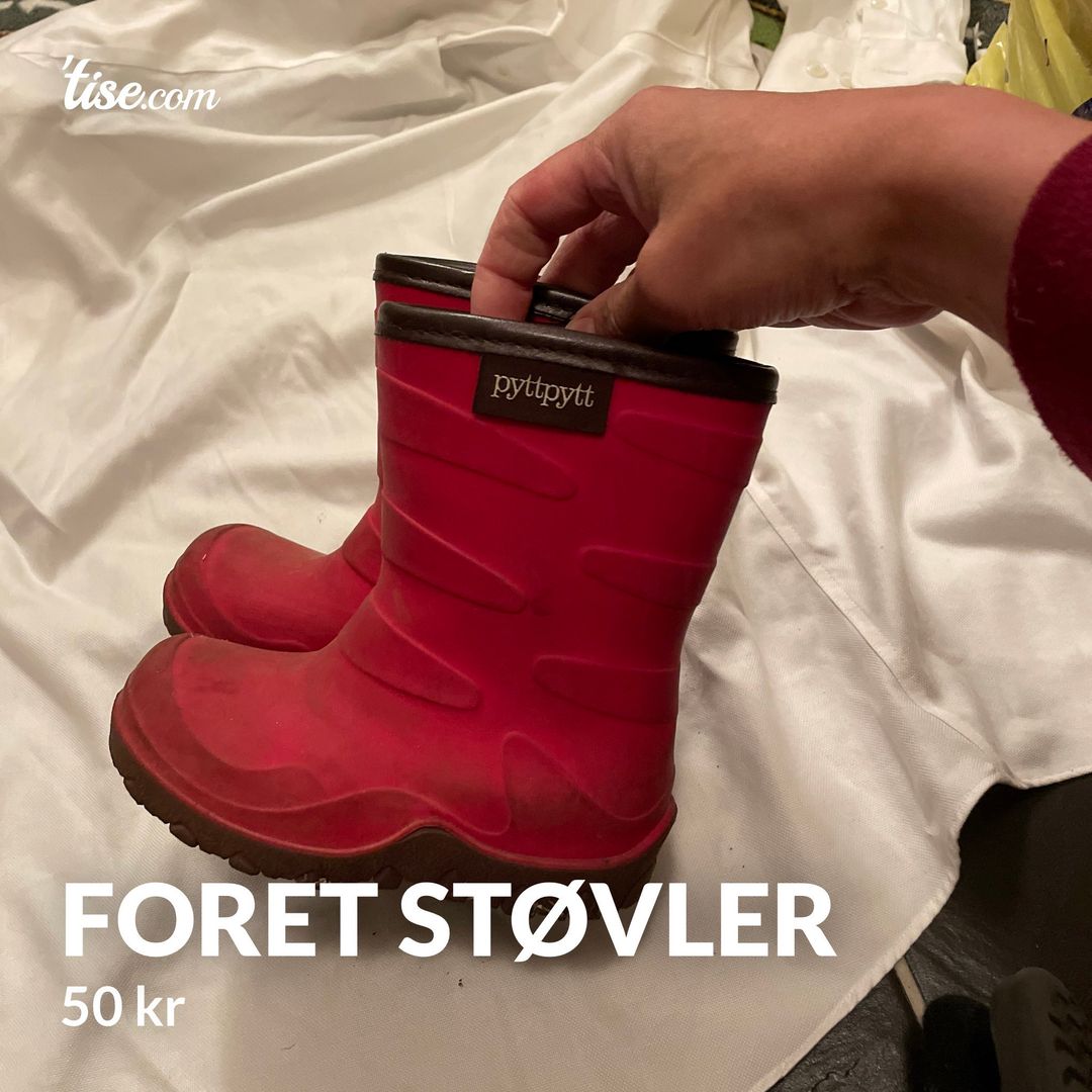 Foret støvler