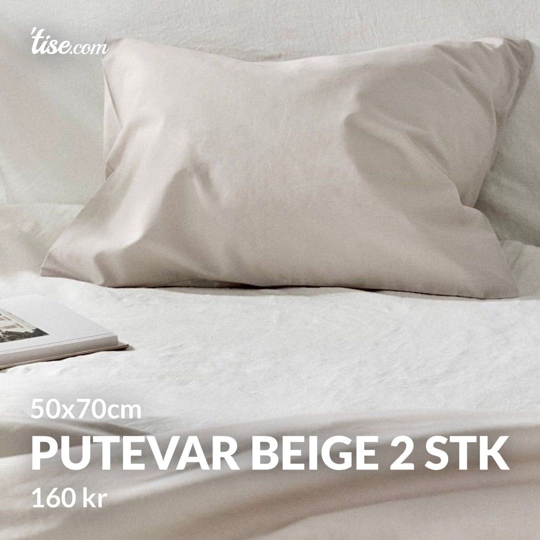 Putevar beige 2 stk