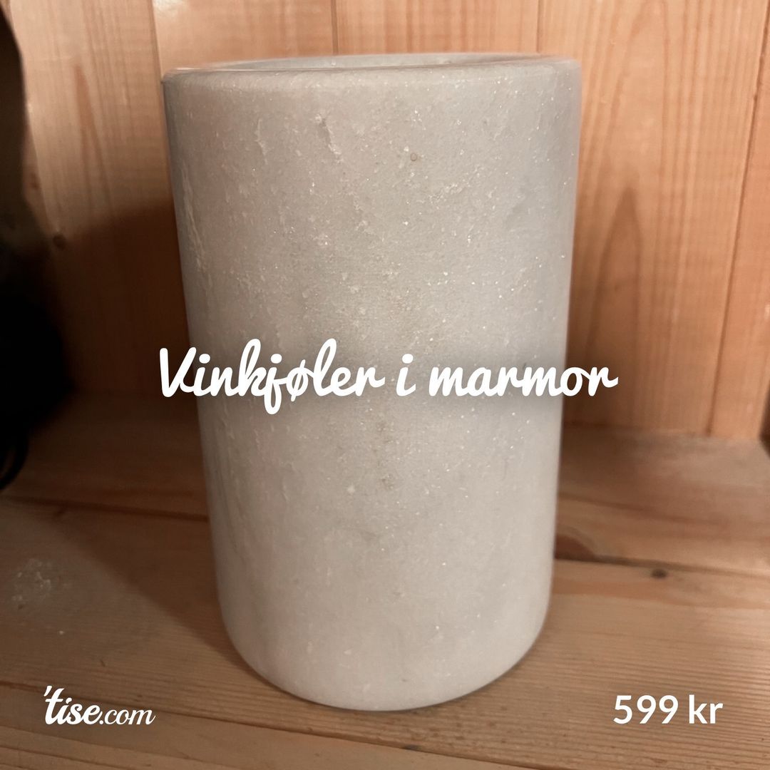 Vinkjøler i marmor