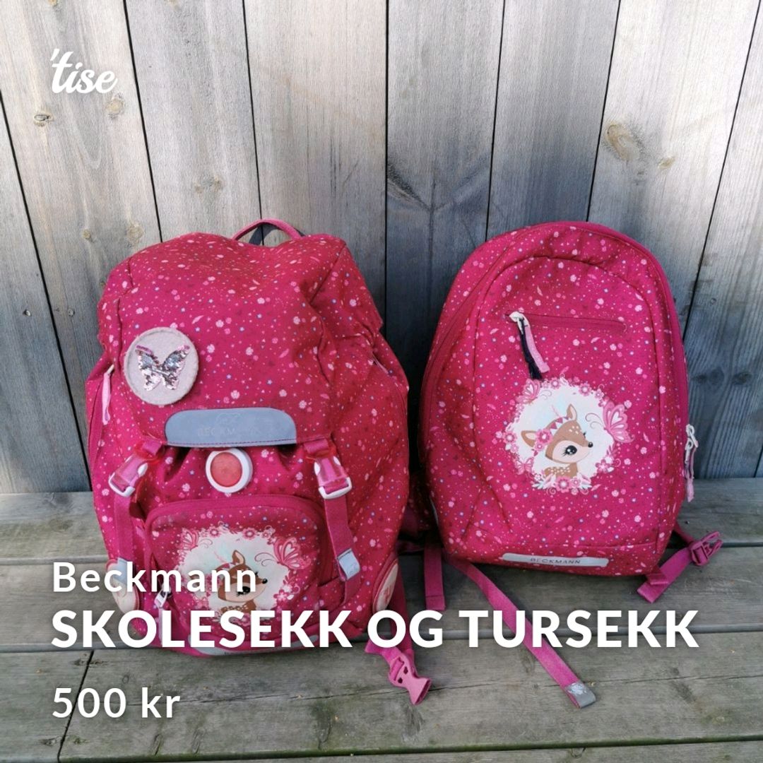 Skolesekk og tursekk