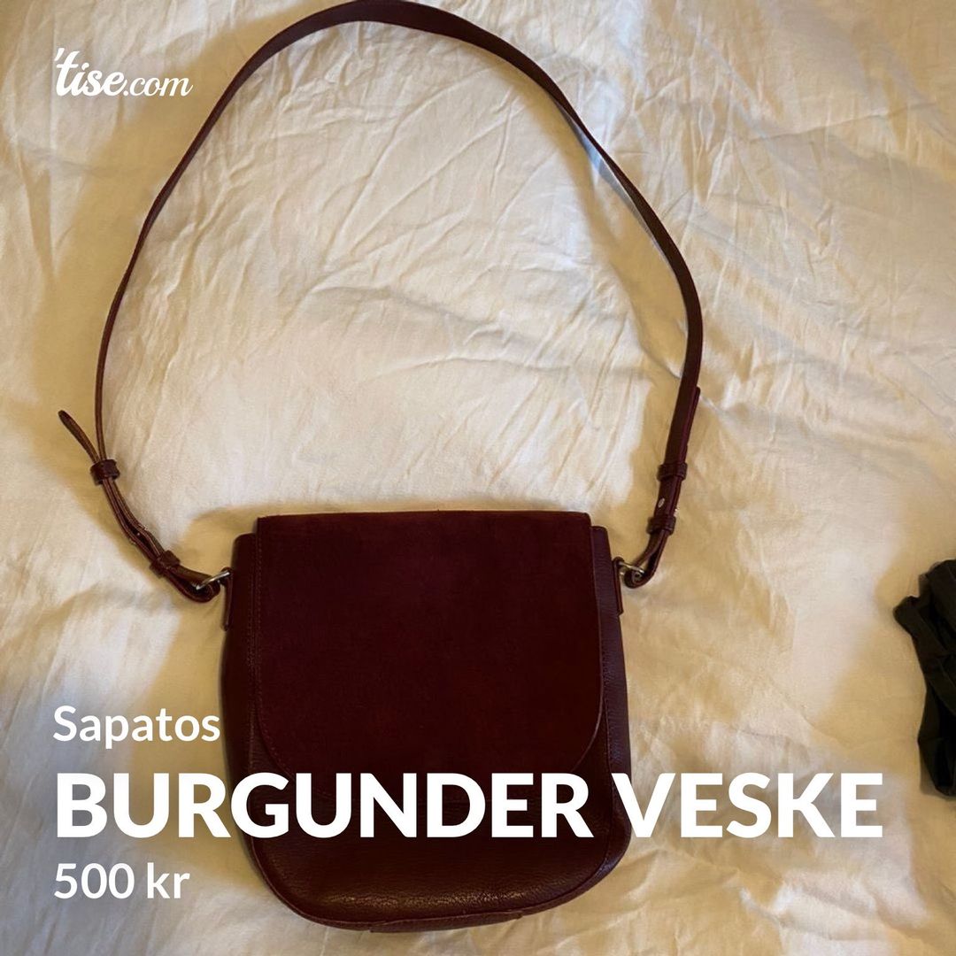 Burgunder veske