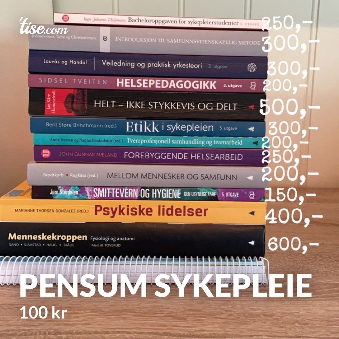 Pensum sykepleie