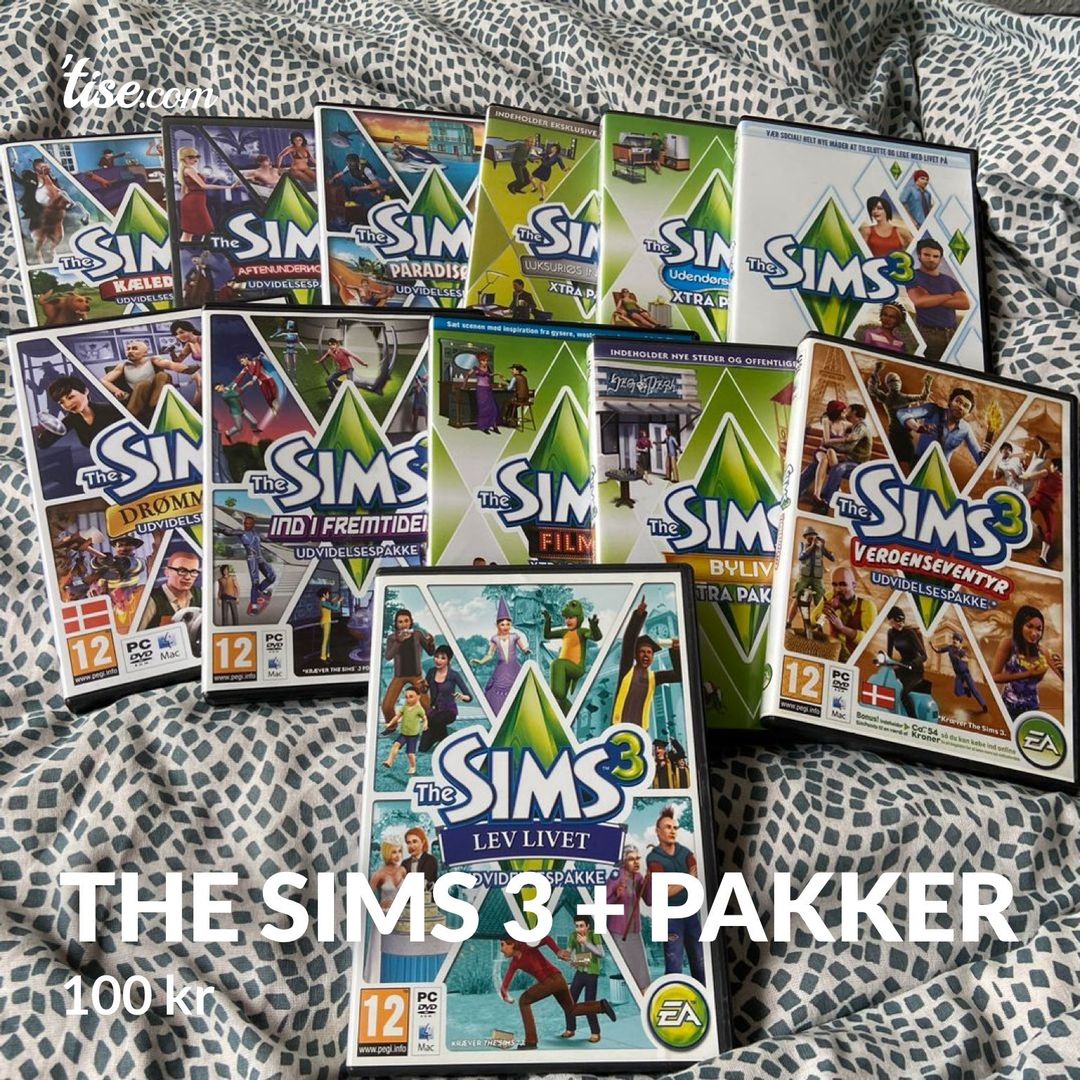 The sims 3 + pakker