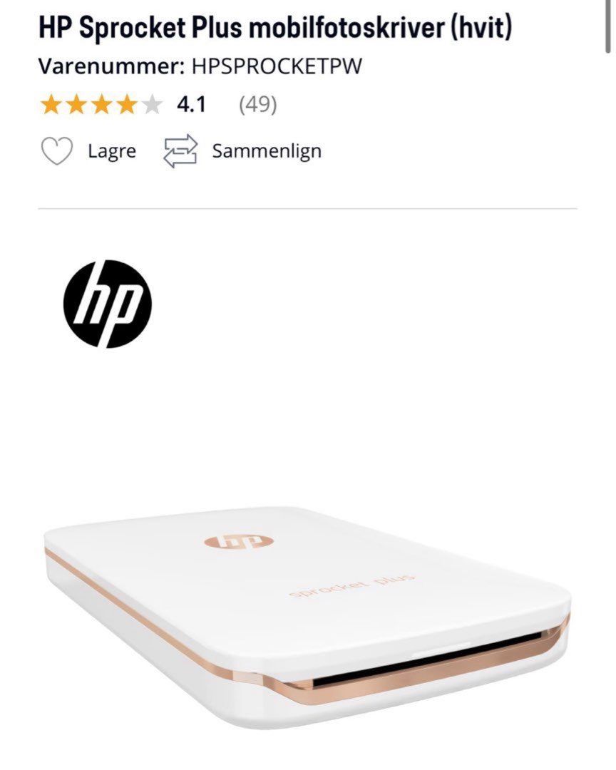 HP Sprocket Plus