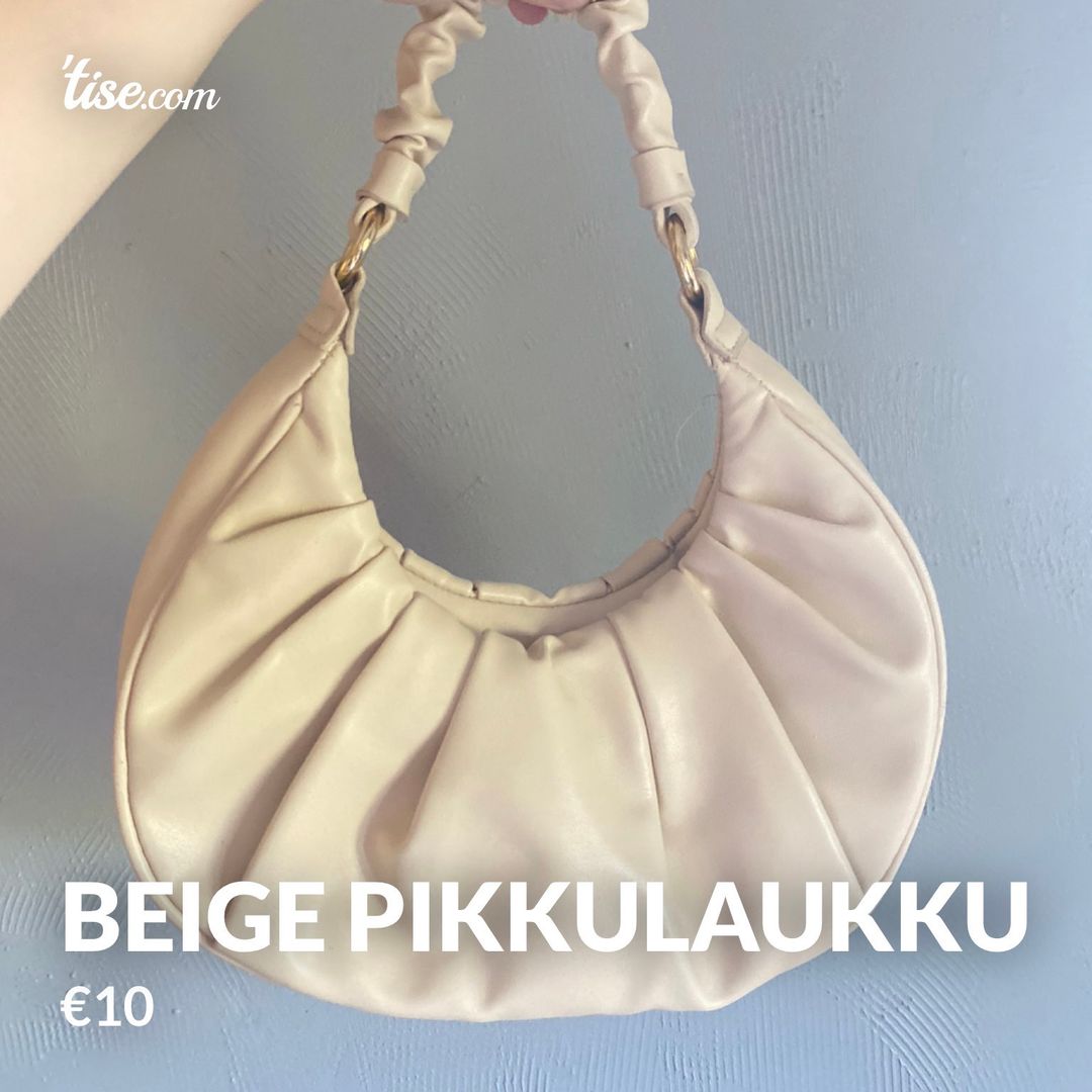 Beige pikkulaukku