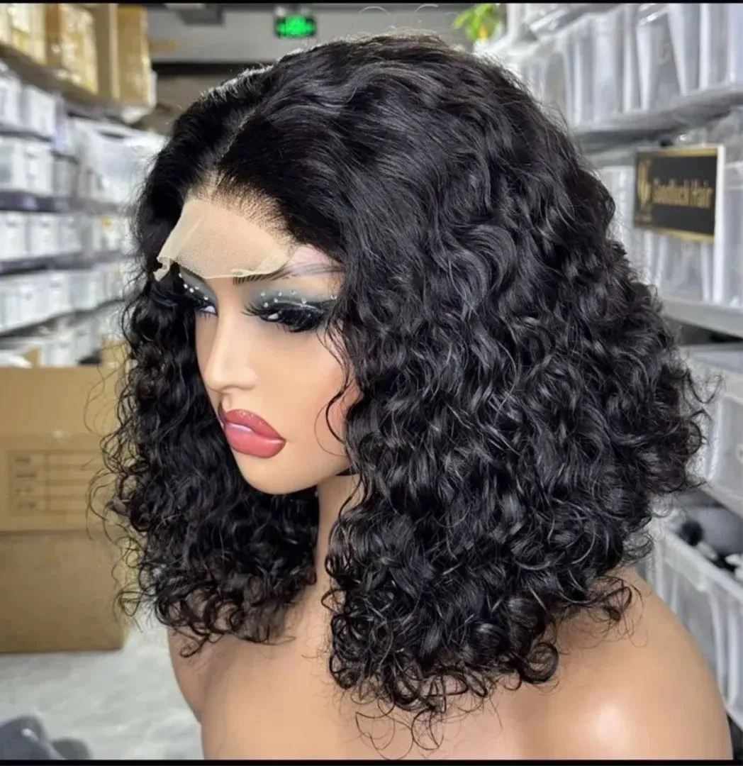 Curly hair wig