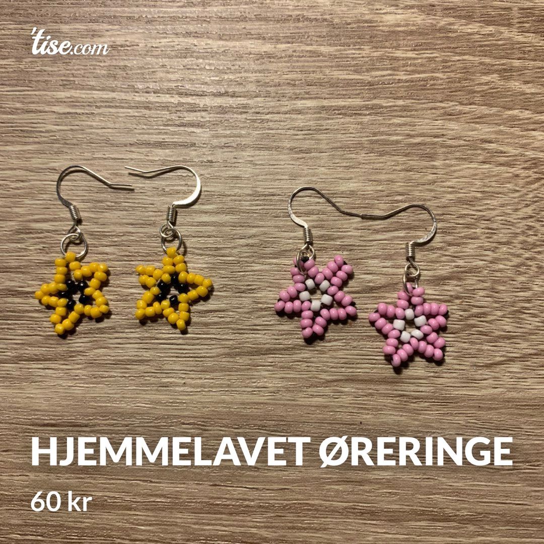 Hjemmelavet øreringe