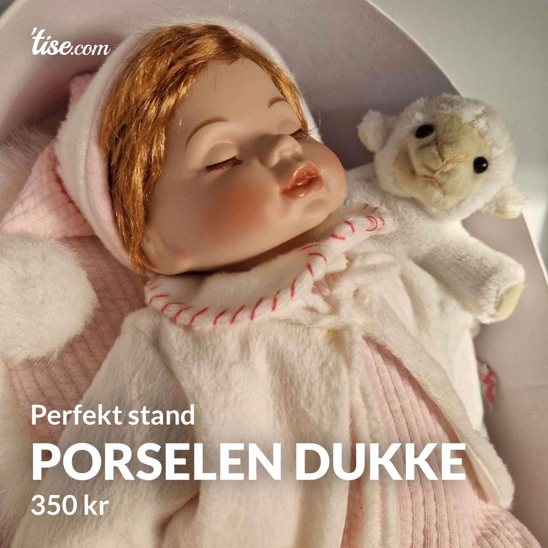 Porselen dukke