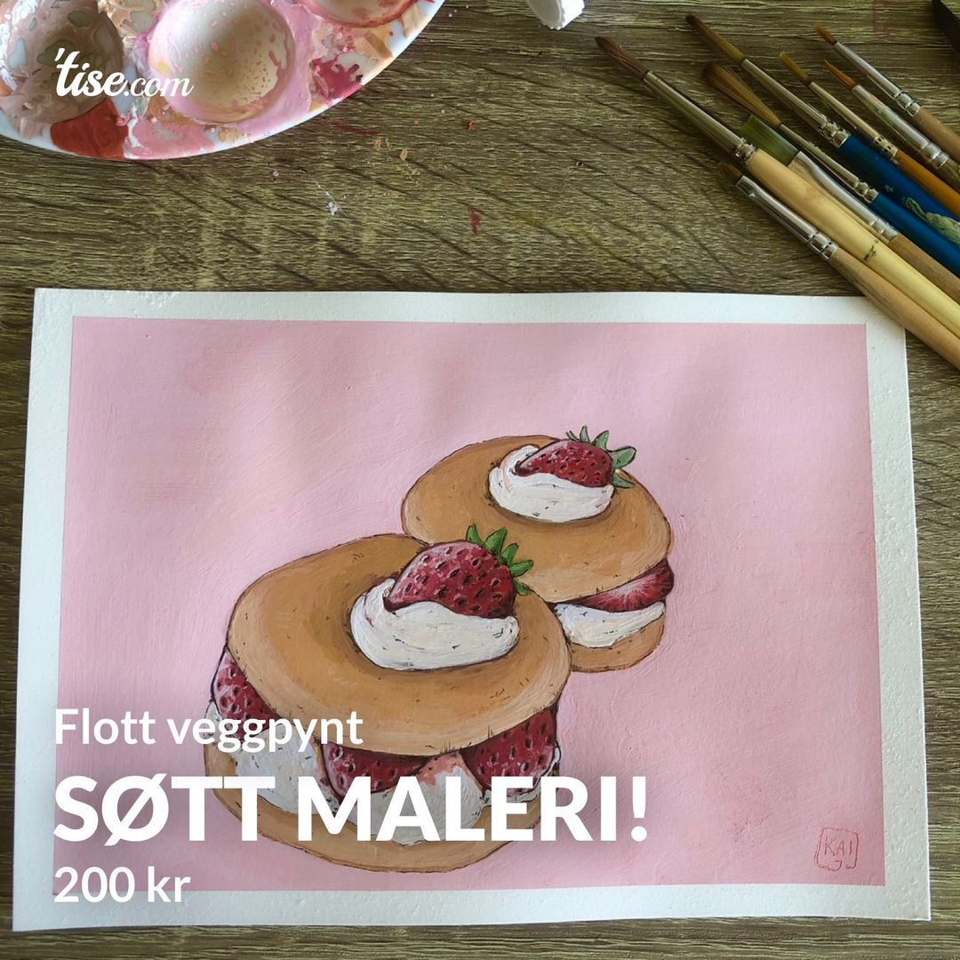 Søtt maleri!