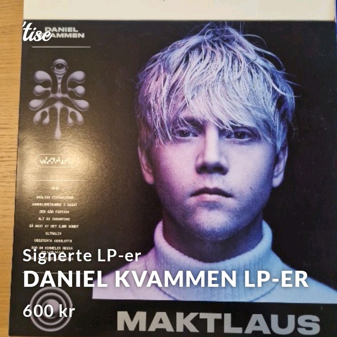 Daniel Kvammen LP-er