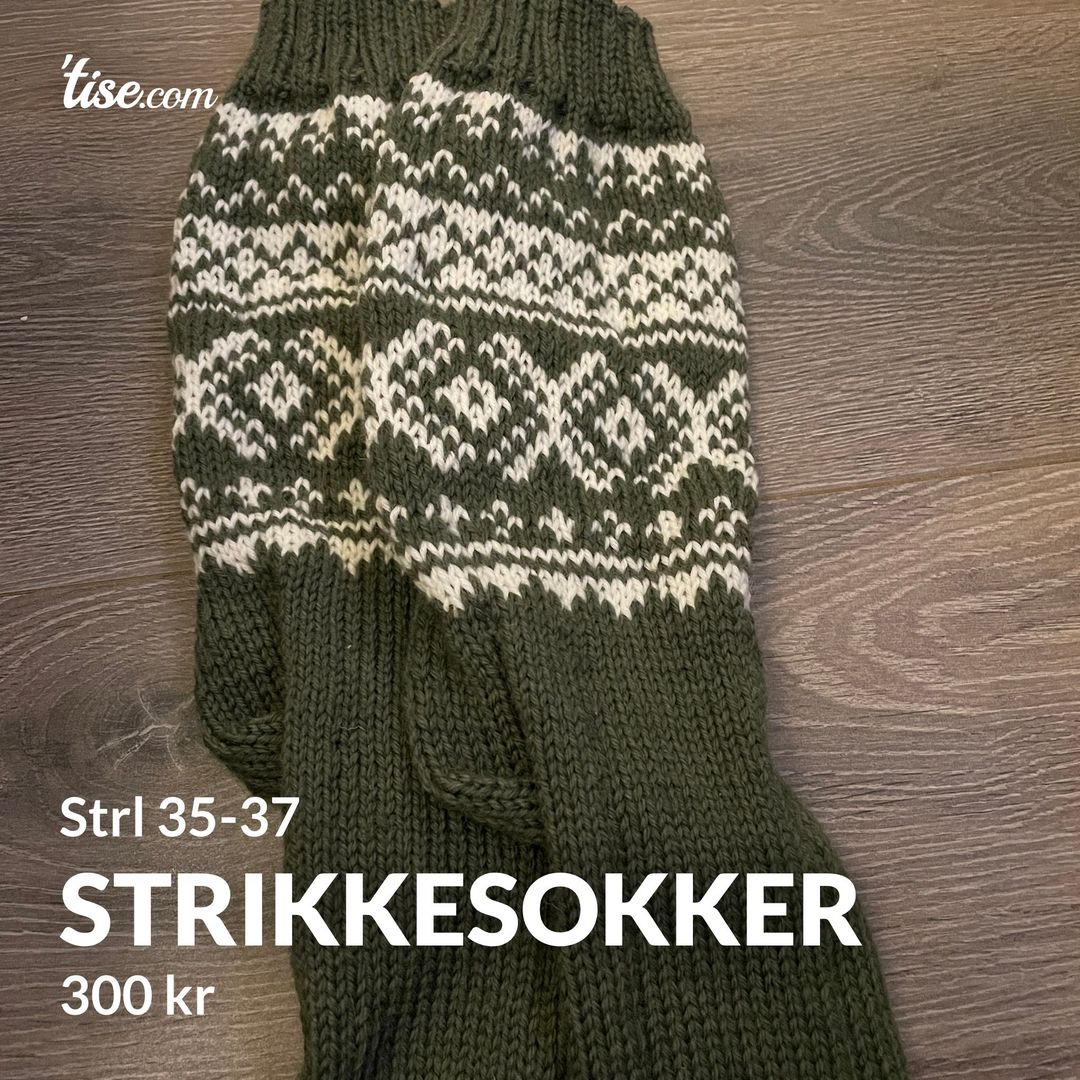 Strikkesokker