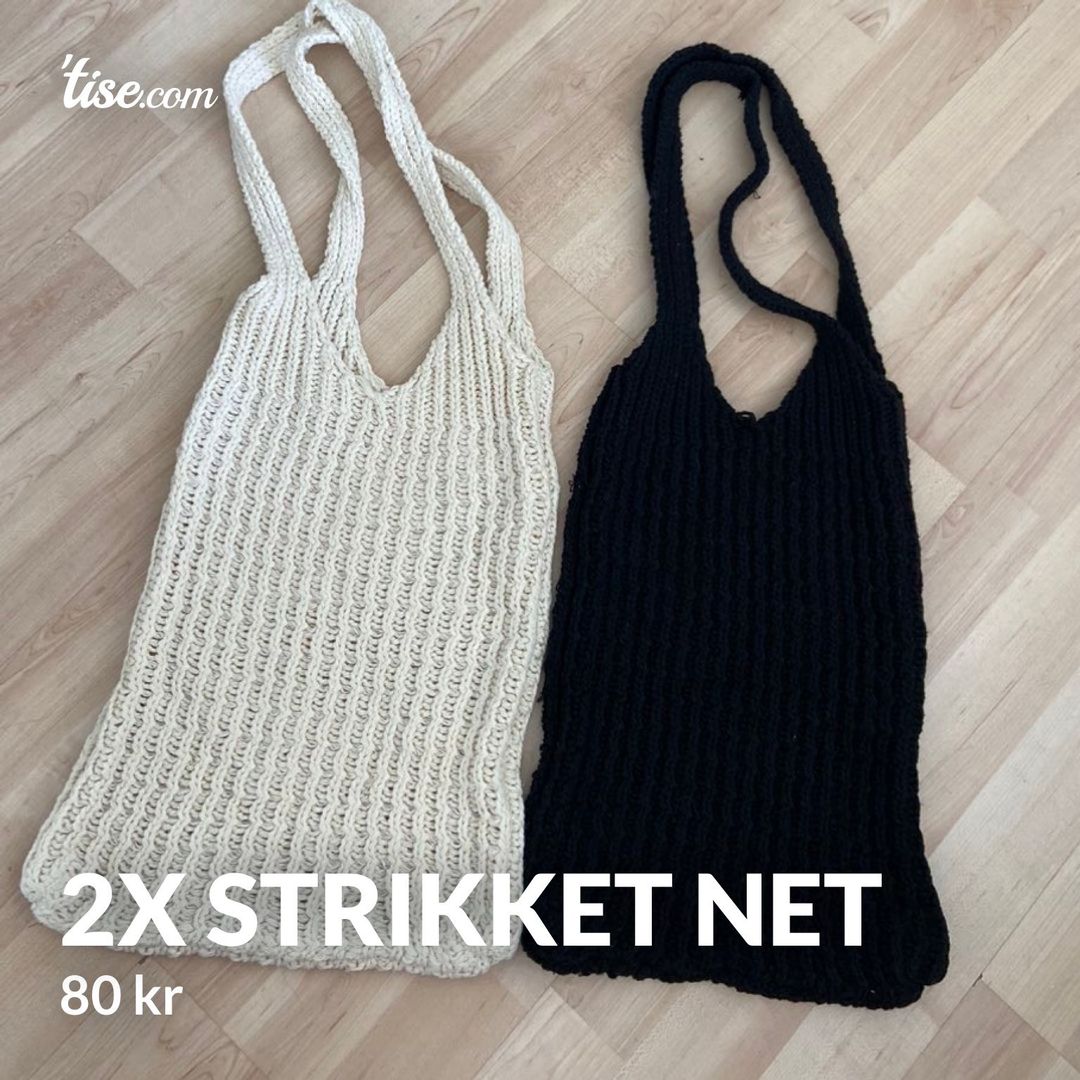 2x STRIKKET NET