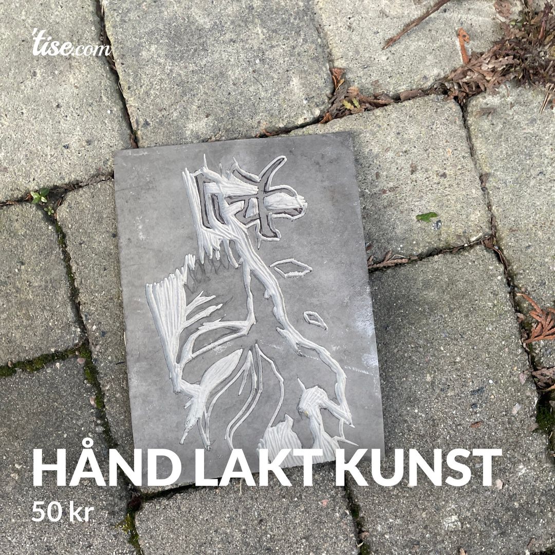 Hånd lakt kunst