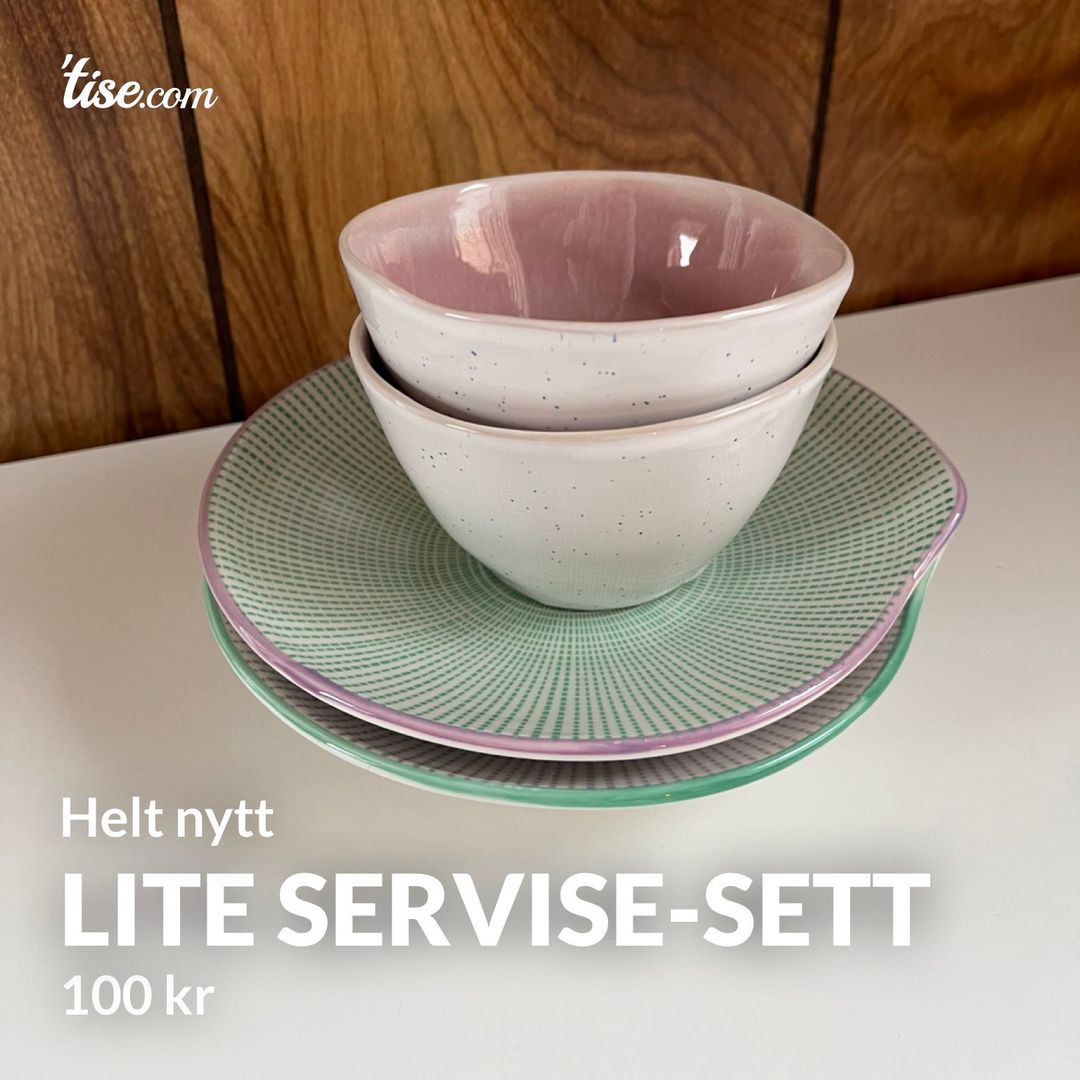 Lite servise-sett