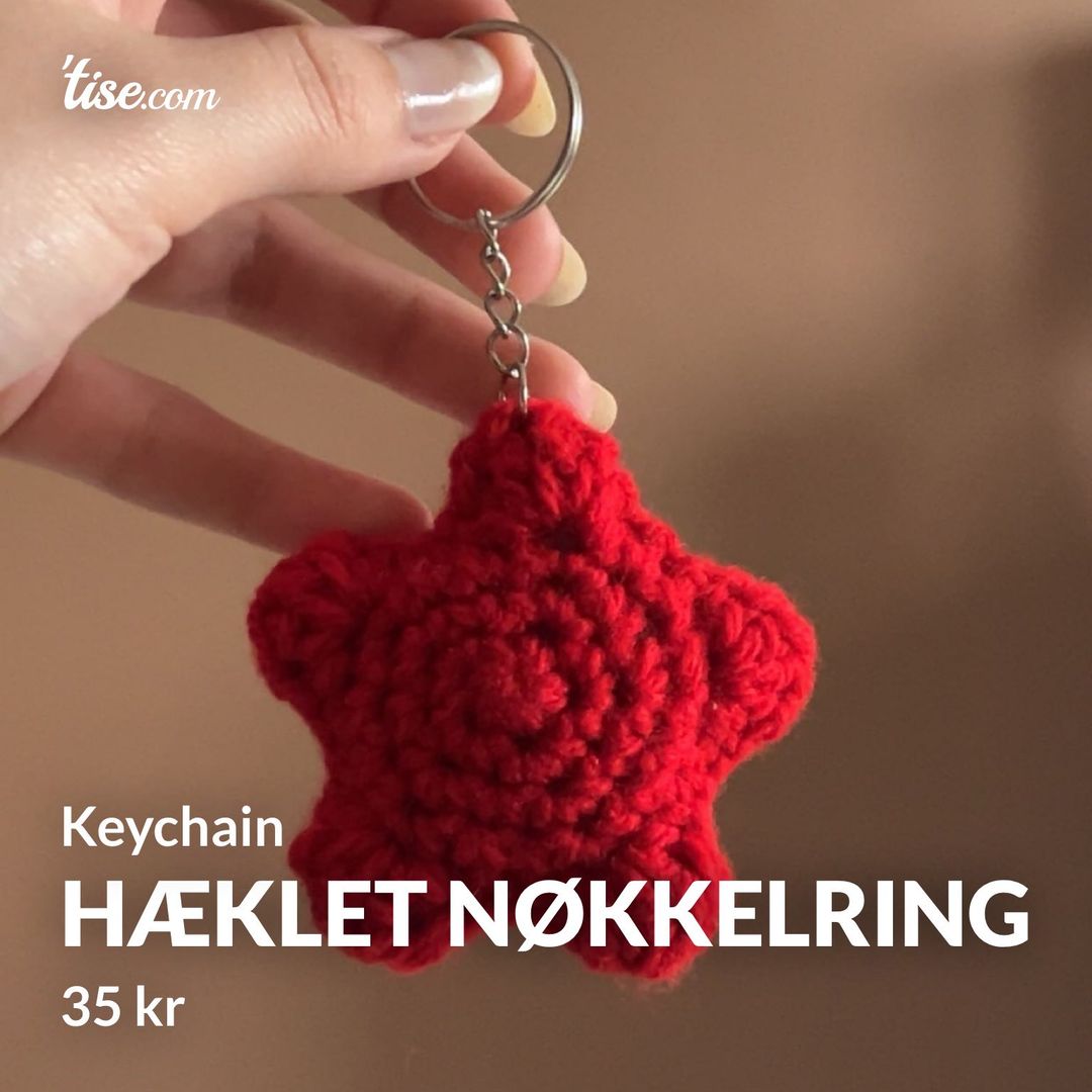 Hæklet nøkkelring