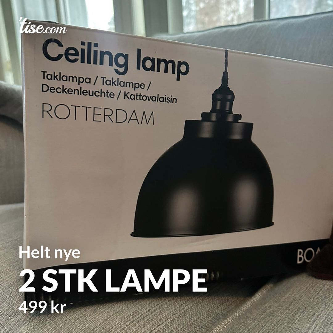 2 stk lampe