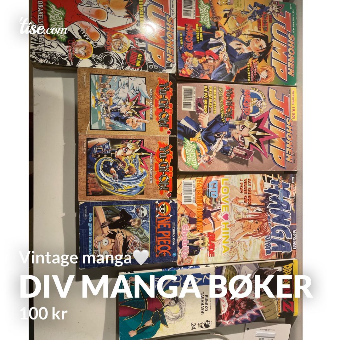 Div manga bøker