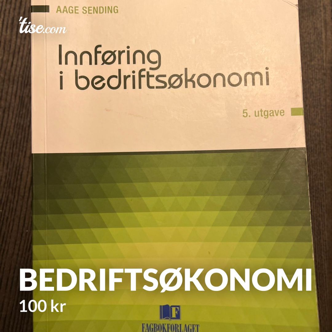 Bedriftsøkonomi